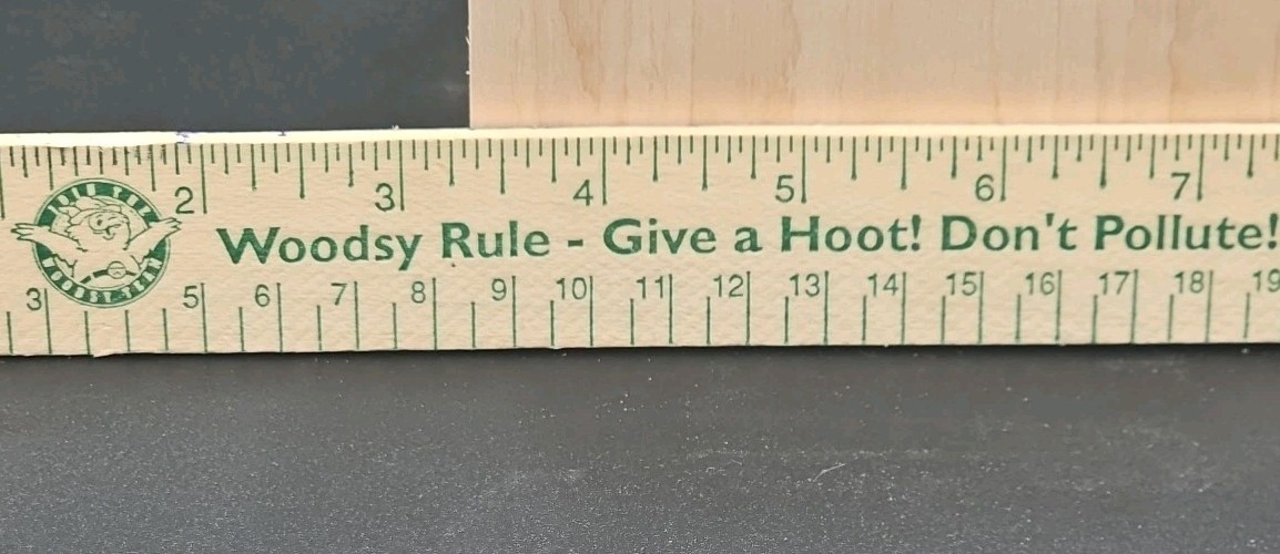 Woodsy The Owl – Woodsy Rule – Give a Hoot Don’t Pollute 12 Inch Ruler