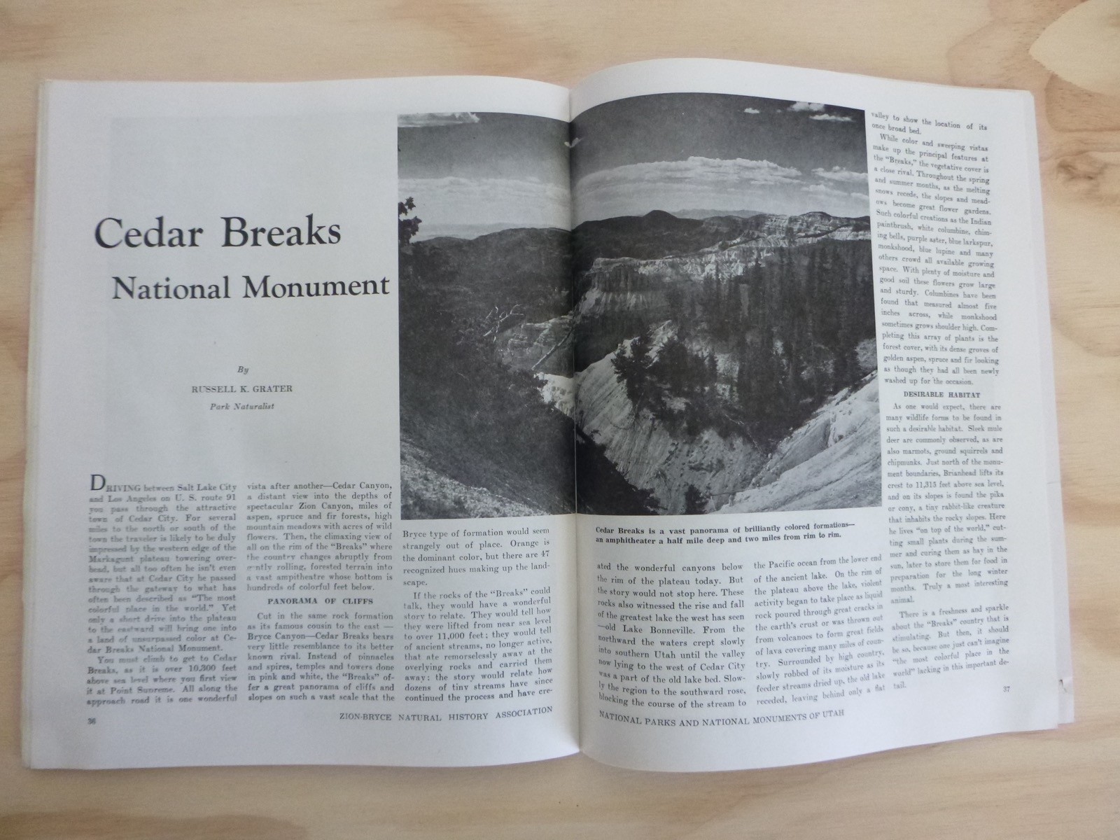 National Parks and National Monuments of Utah (1948)