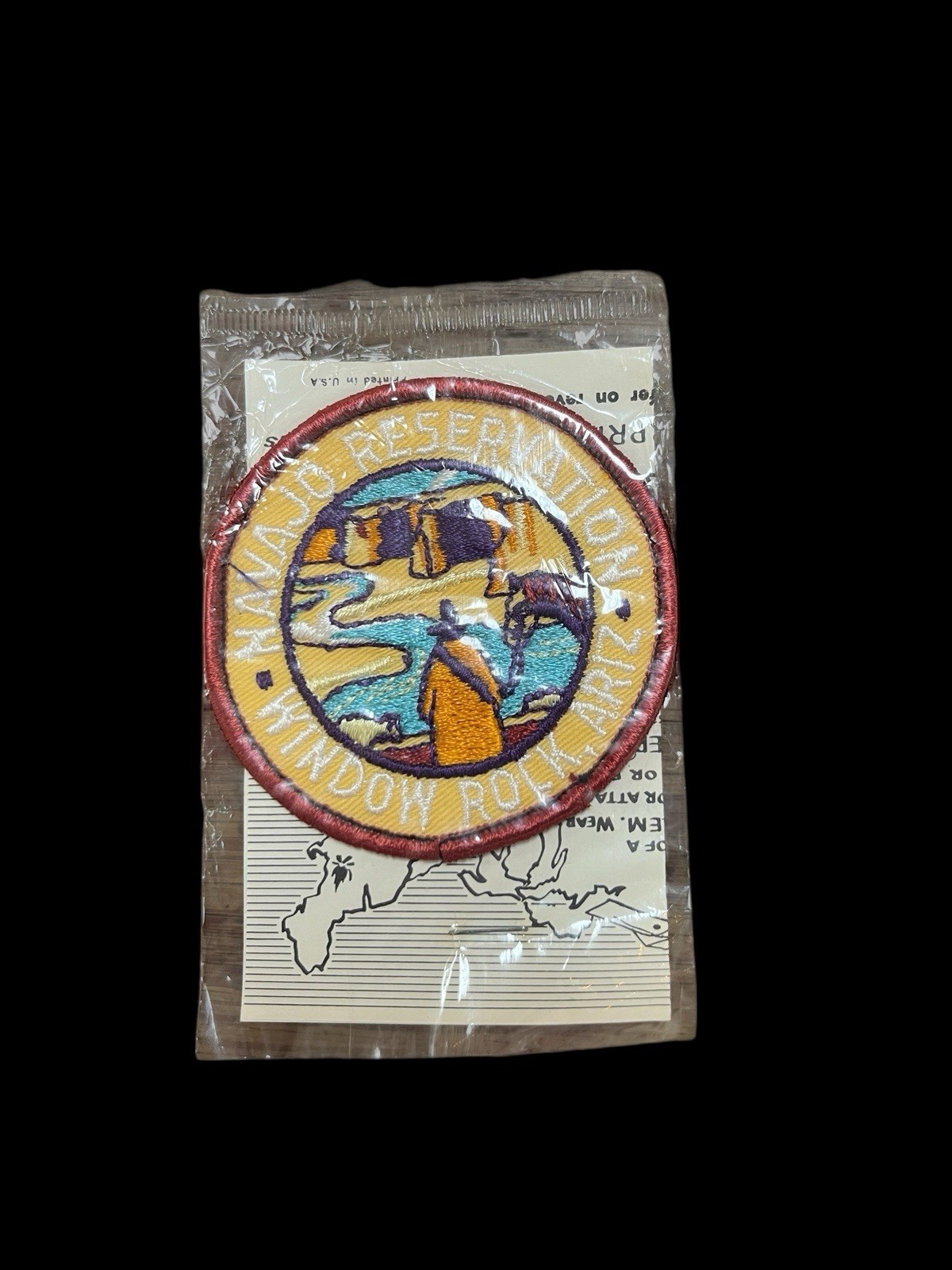 NIP Navajo Reservation Window Rock Arizona Round Trailblazer Emblem Patch USA