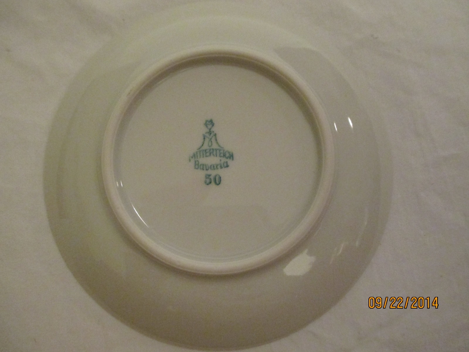 Vintage Niagara Falls Souvenir Bavarian Porcelain Plate 4 1/4″