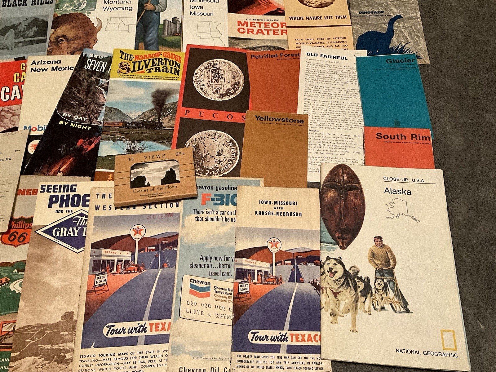 Vintage 60s American Southwest Nat’l Park Maps/Visitor Booklets, Huge Selection