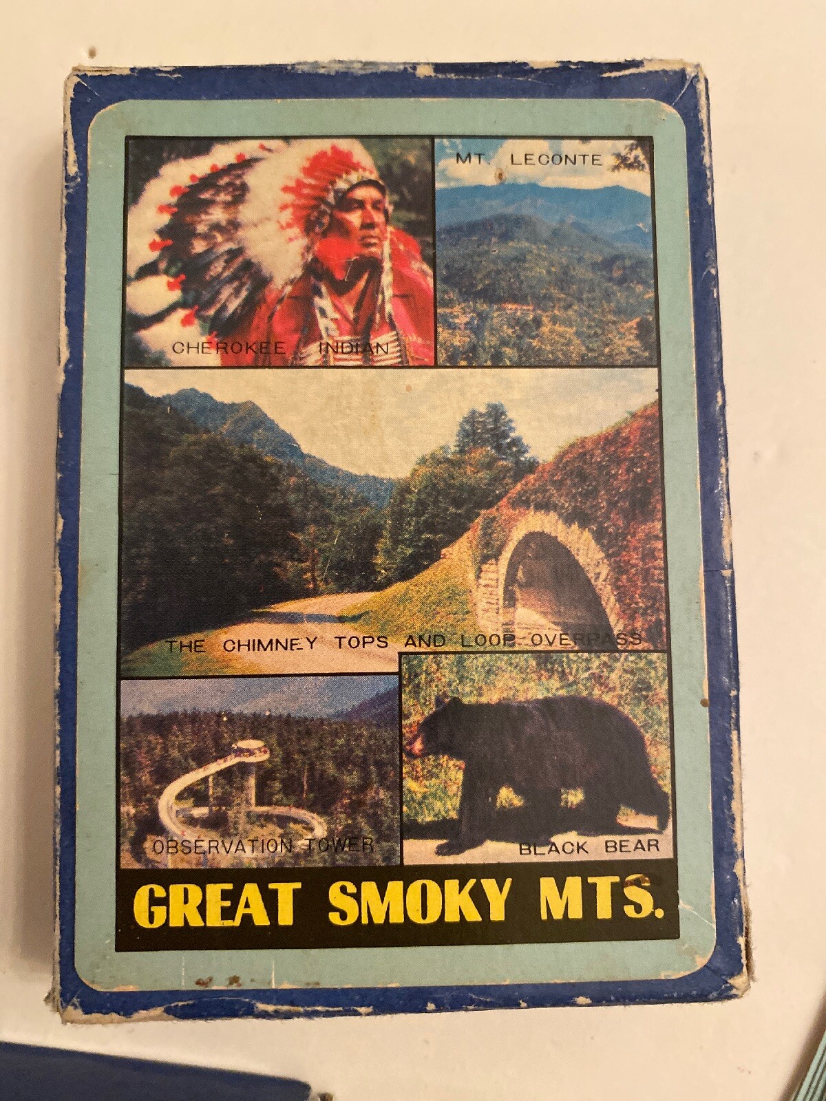Vintage Great Smoky Mountains Playing Card Deck New World Playing Cards