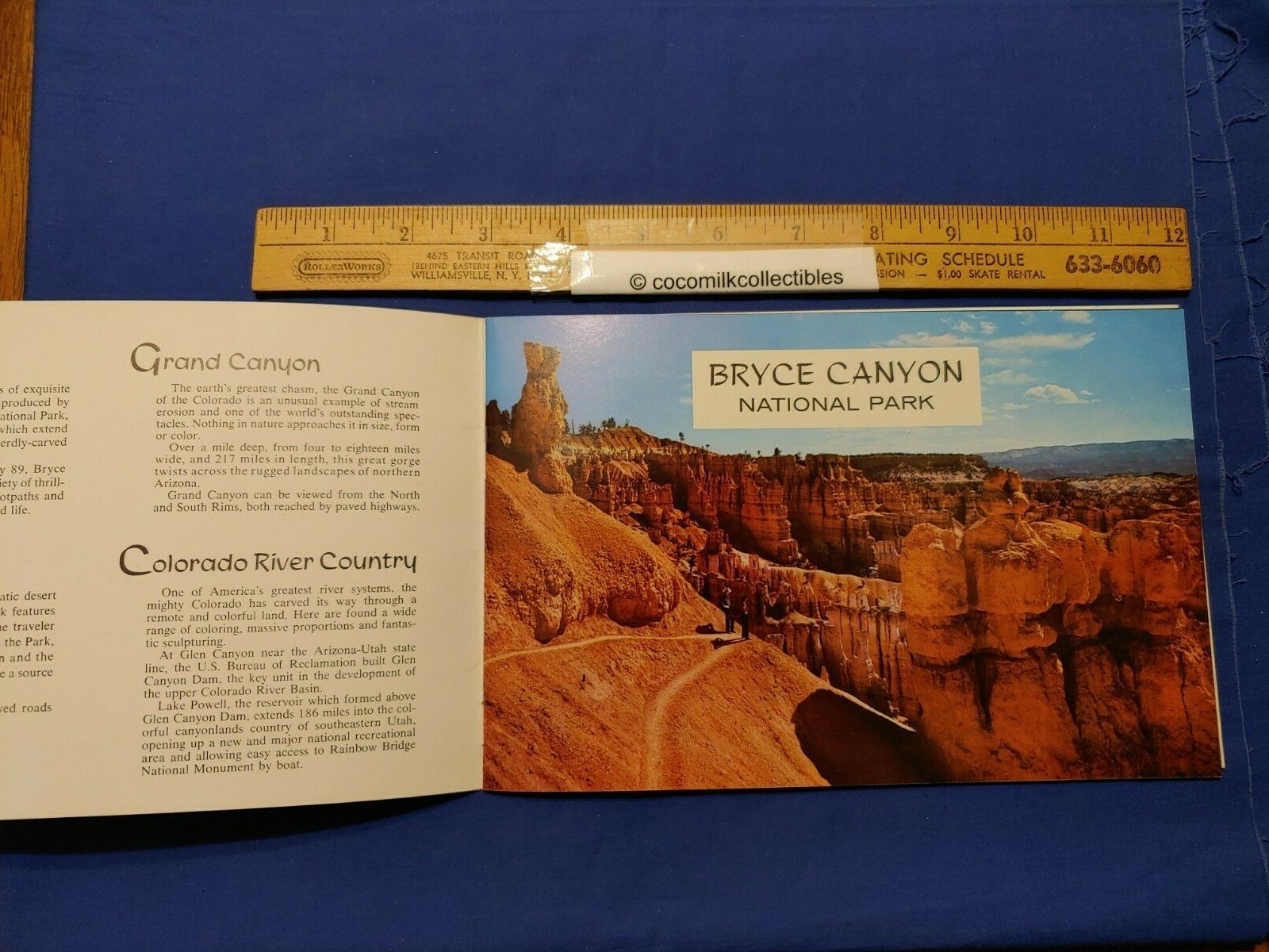 1970s Bryce Canyon Zion And Grand Canyon National Parks Color Pictures Booklet