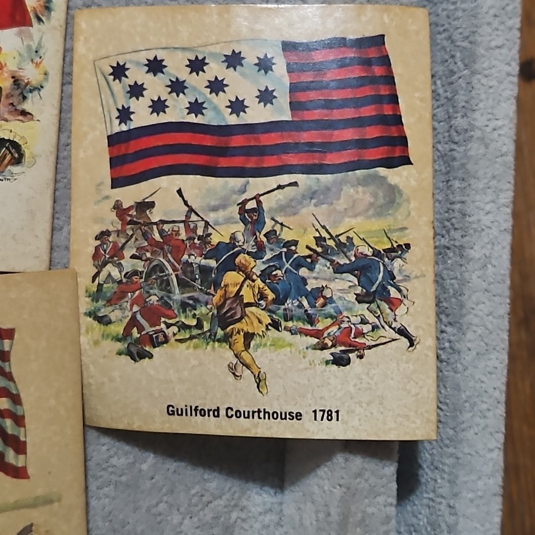22 Stickers from 1976 National Flag Foundation & Deck Flags of Civil War