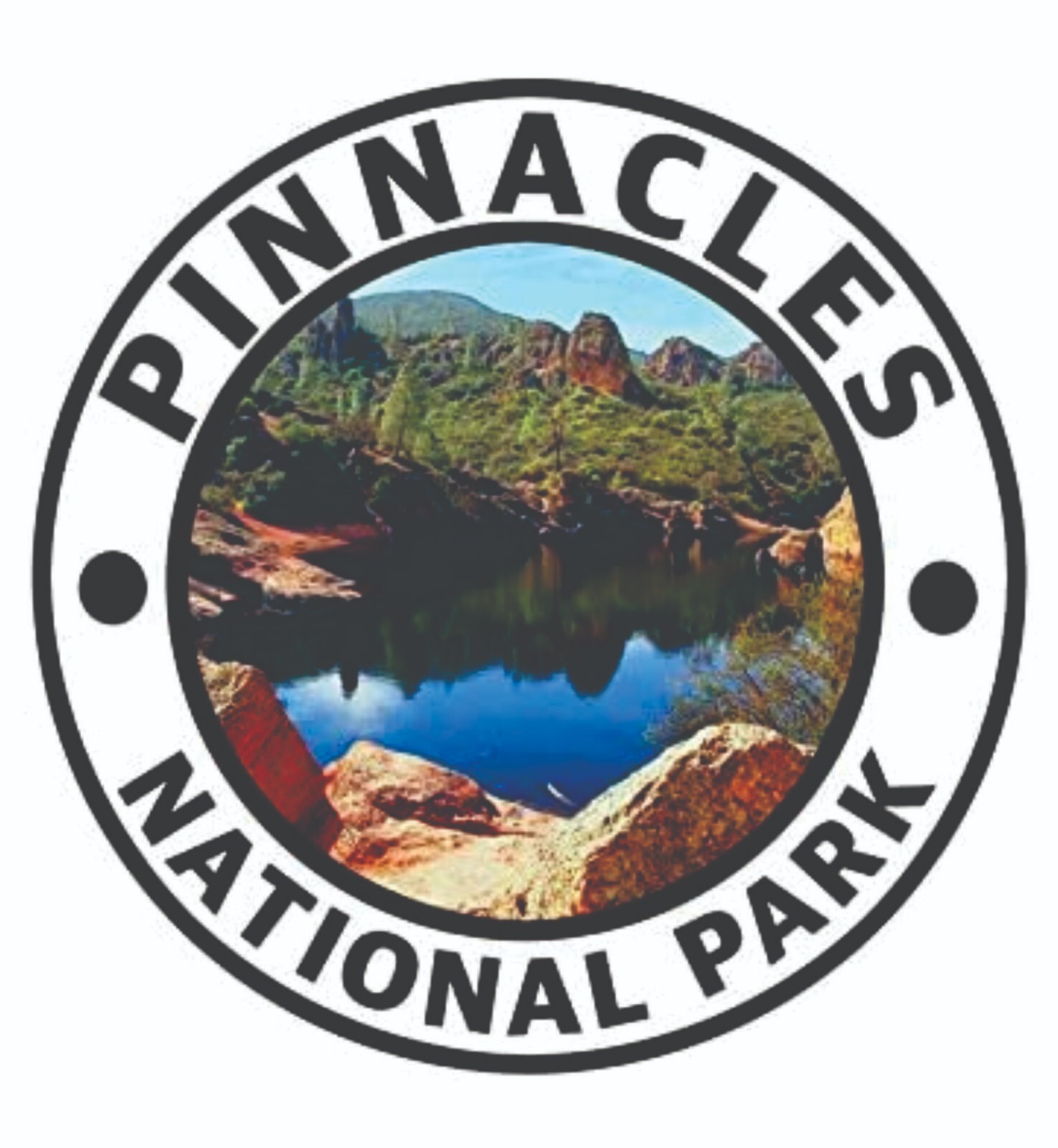 Pinnacles National Park Sticker California National Park Decal
