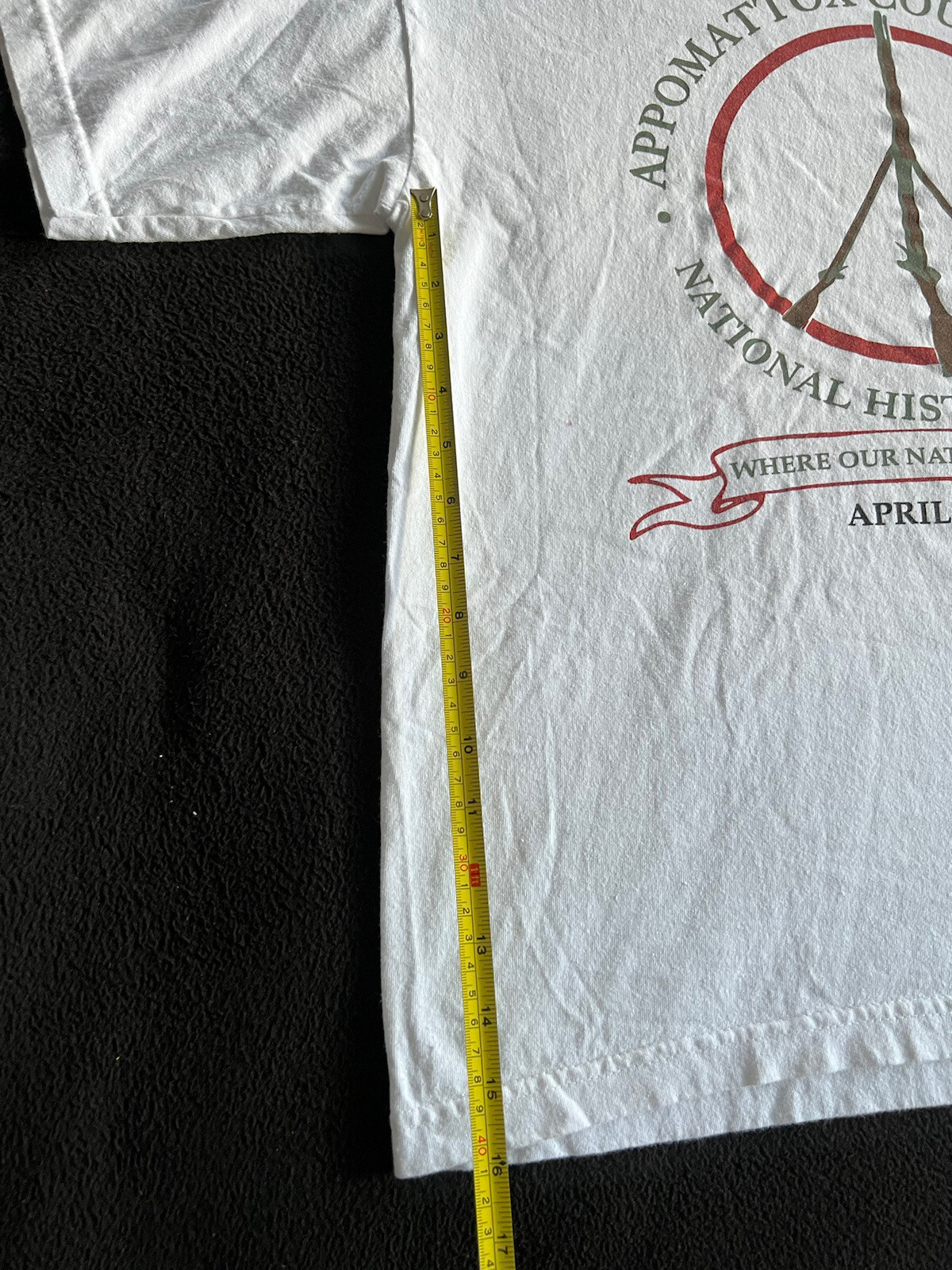 Official Appomattox Court House National Historical Park T-shirt RARE 4/9/1865