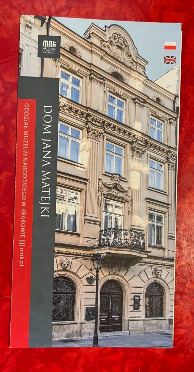 THE JAN MATEJKO HOUSE MUSEUM – KRAKOW POLAND BROCHURE – POLISH & ENGLISH