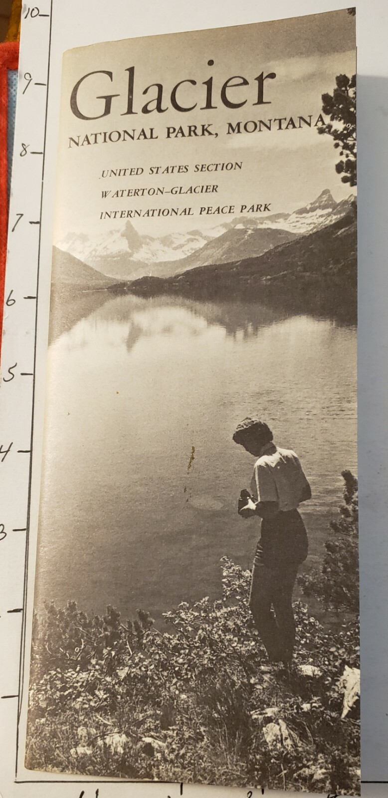 7-GLACIER NAT. PARK MAPS & BROCHURES FROM 1916 TO 2009. SEE DESCRIPTION EX-MINT