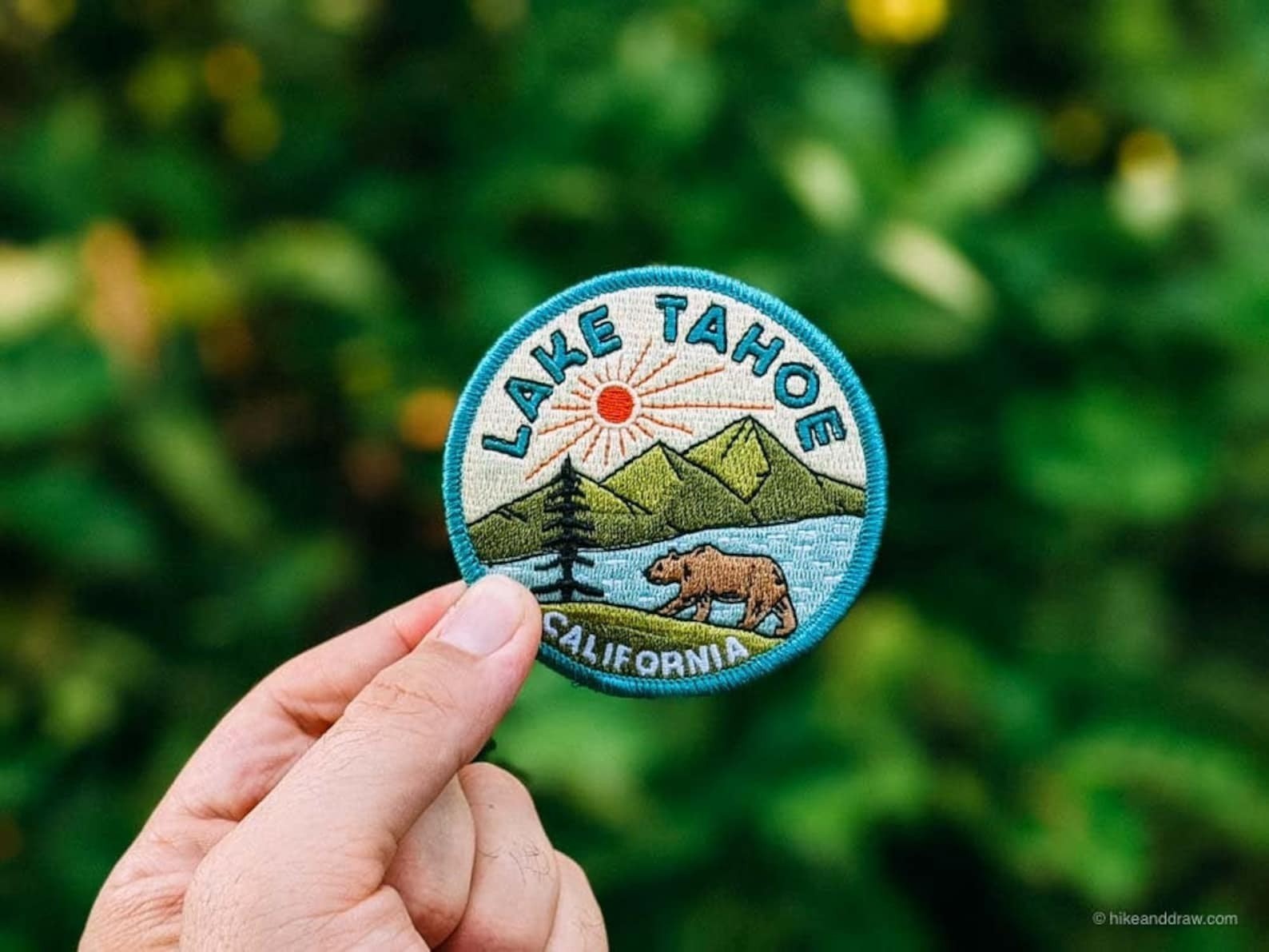 Lake Tahoe Patch Iron-On Applique Souvenir Gift