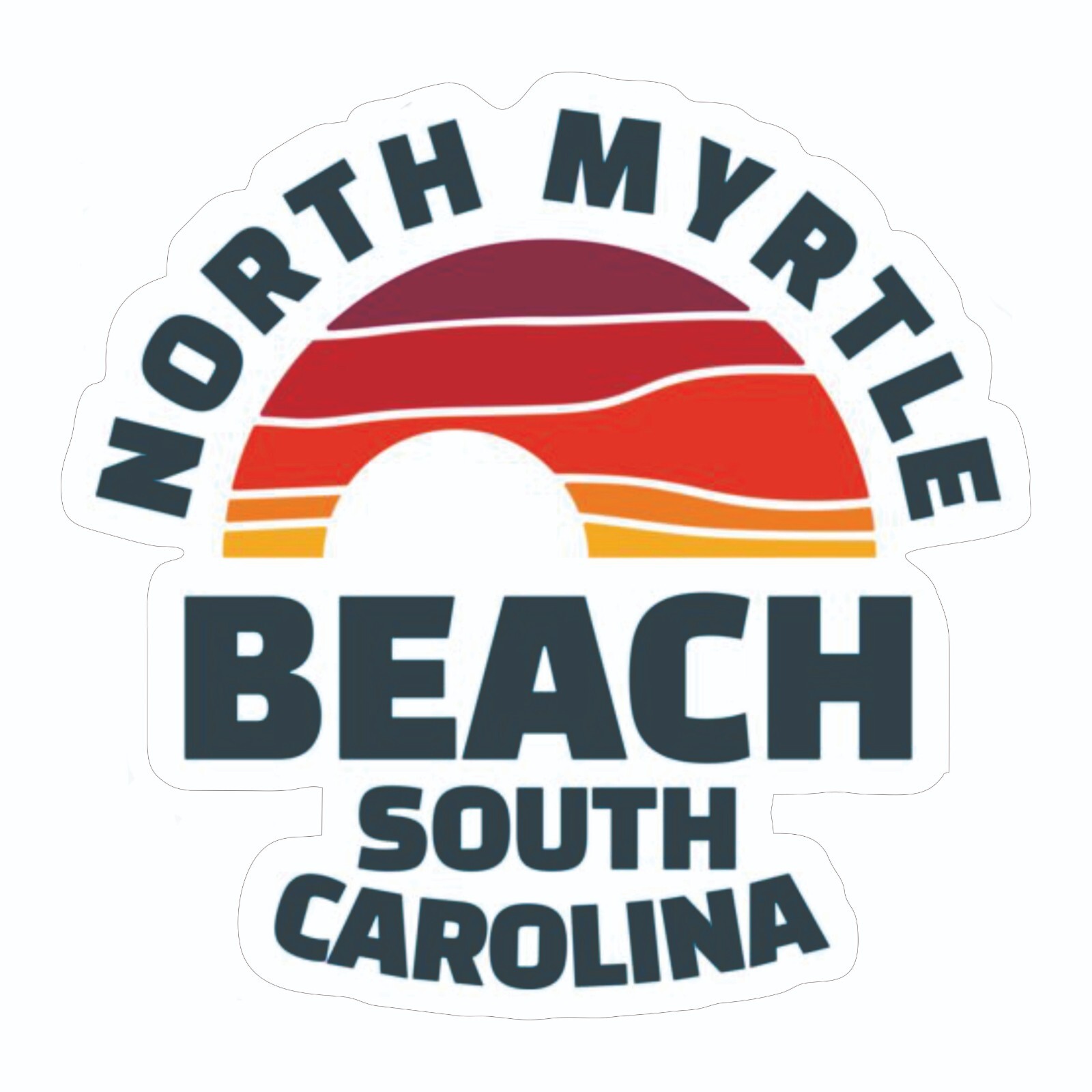 North Myrtle Beach South Carolina Sticker Decal