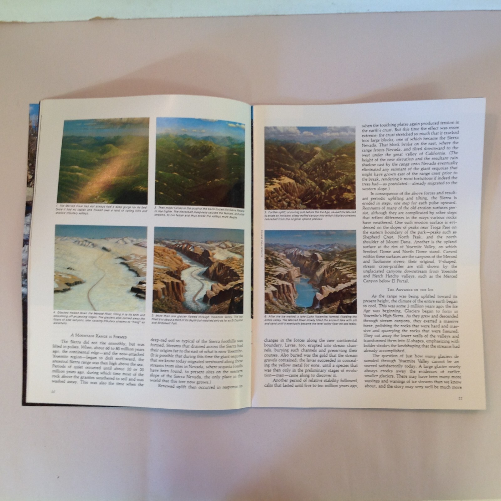 Vintage 1984 Souvenir Color Booklet Yosemite: The Story Behind the Scenery