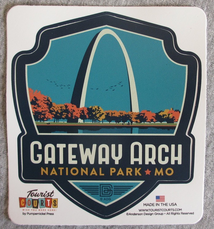 Gateway Arch National Park Vinyl Sticker New