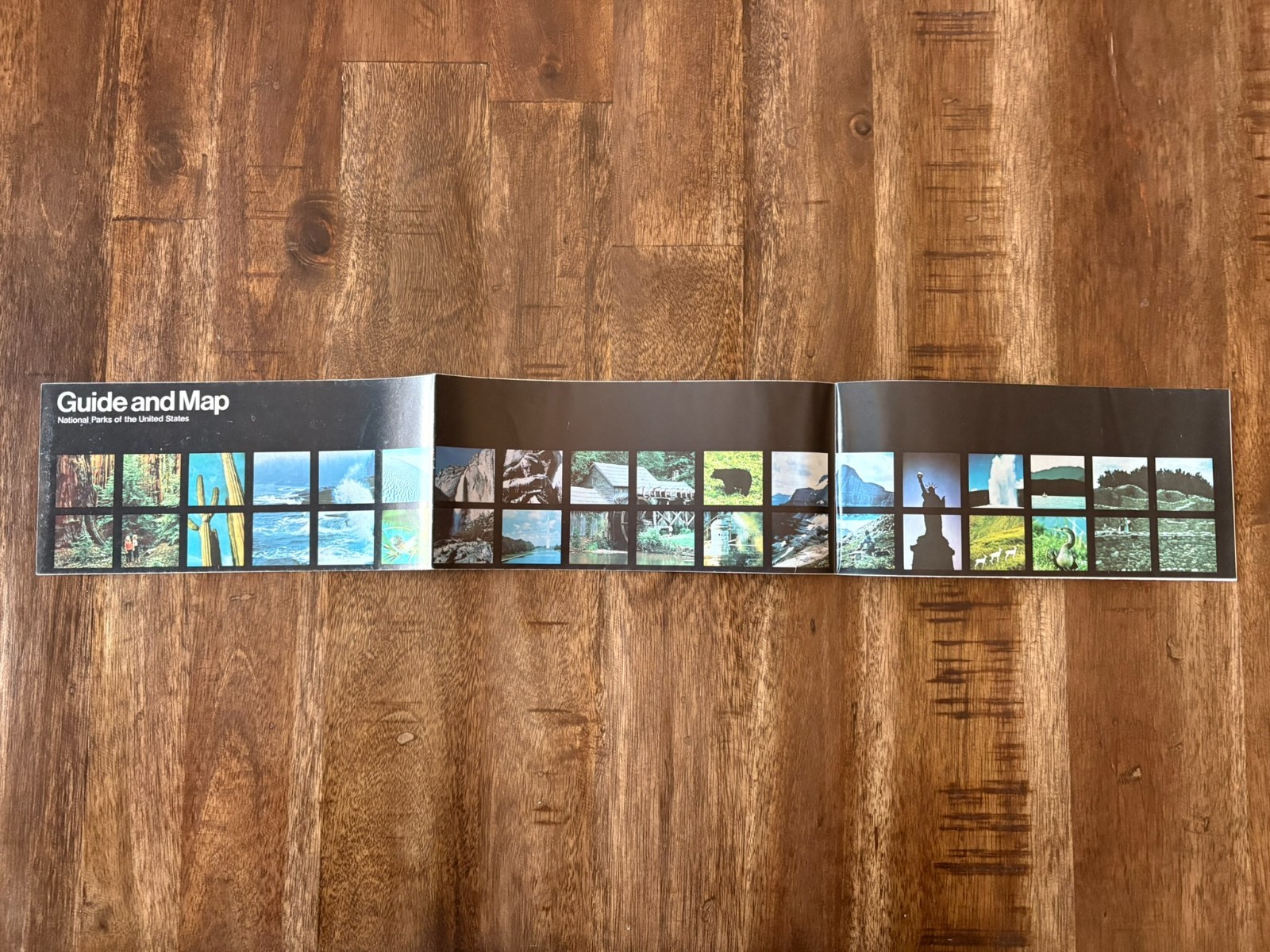 National Parks Guide and Map 1984 – Unigrid Brochure Map Pamphlet