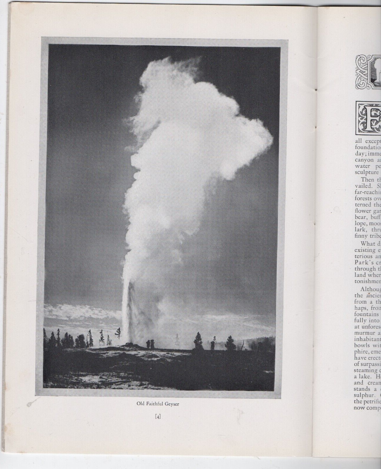 1925 Booklet on Yellowstone National Park by Union Pacific Railroad