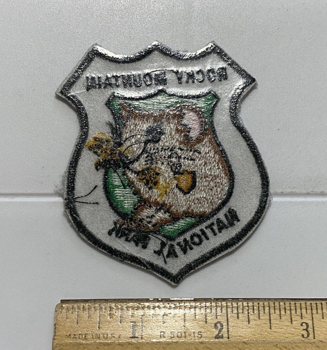 Rocky Mountain National Park Pika Mammal Souvenir Green Embroidered Patch Badge