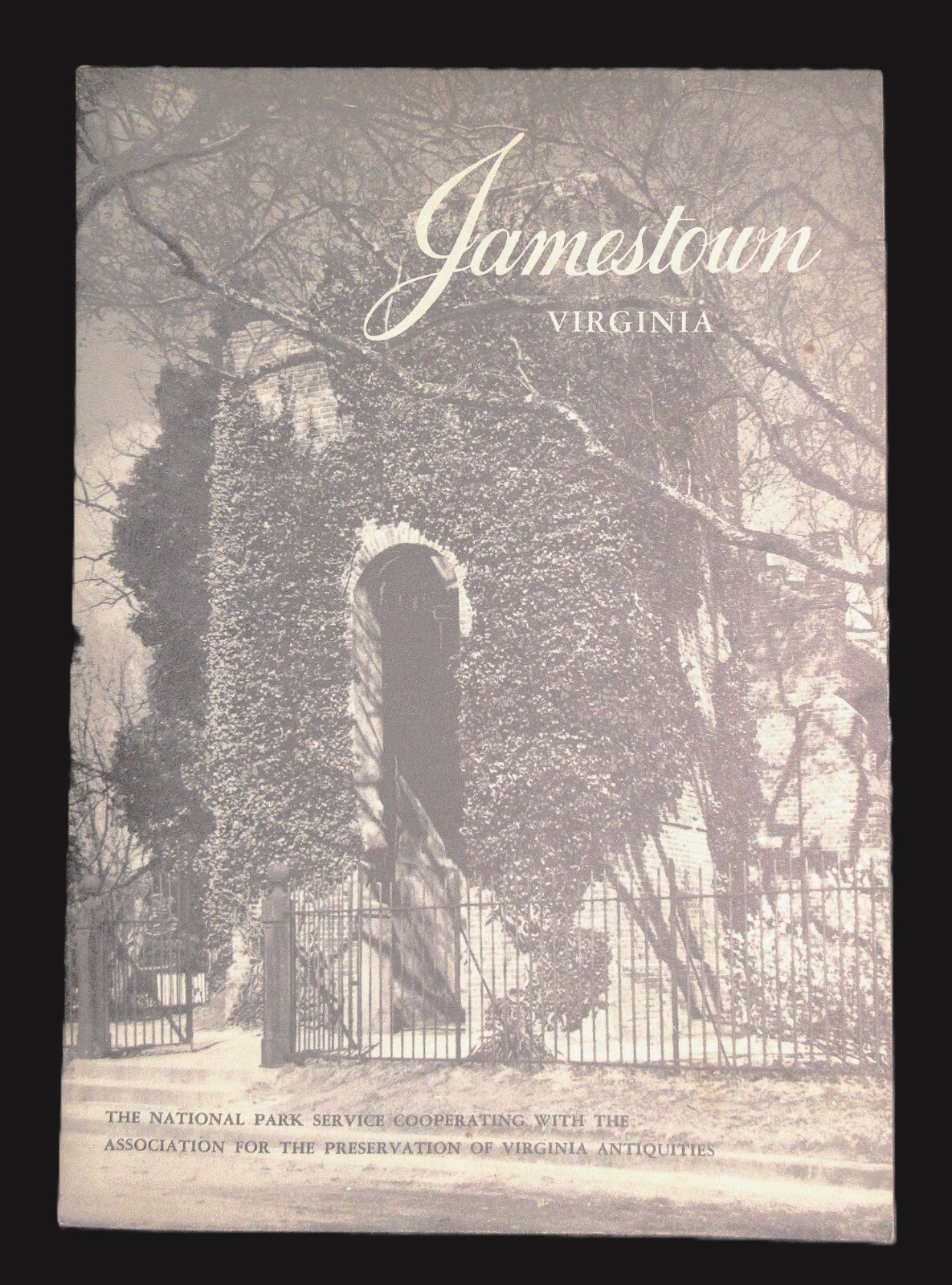 1958 Jamestown Virginia Visitors Guide with Map – National Park Service