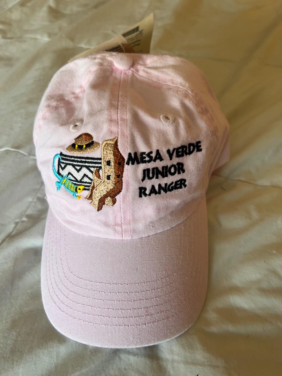 Mesa Verde National Park Junior Ranger Baseball Hat Cap youth size Colorado pink