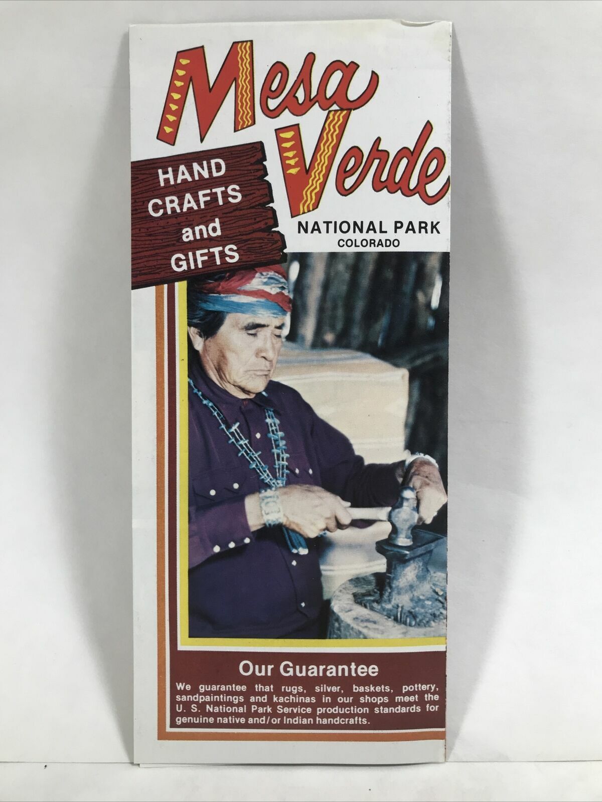 1970 MESA VERDE NATIONAL PARK COLORADO Far View Motor Lodge Travel Brochure