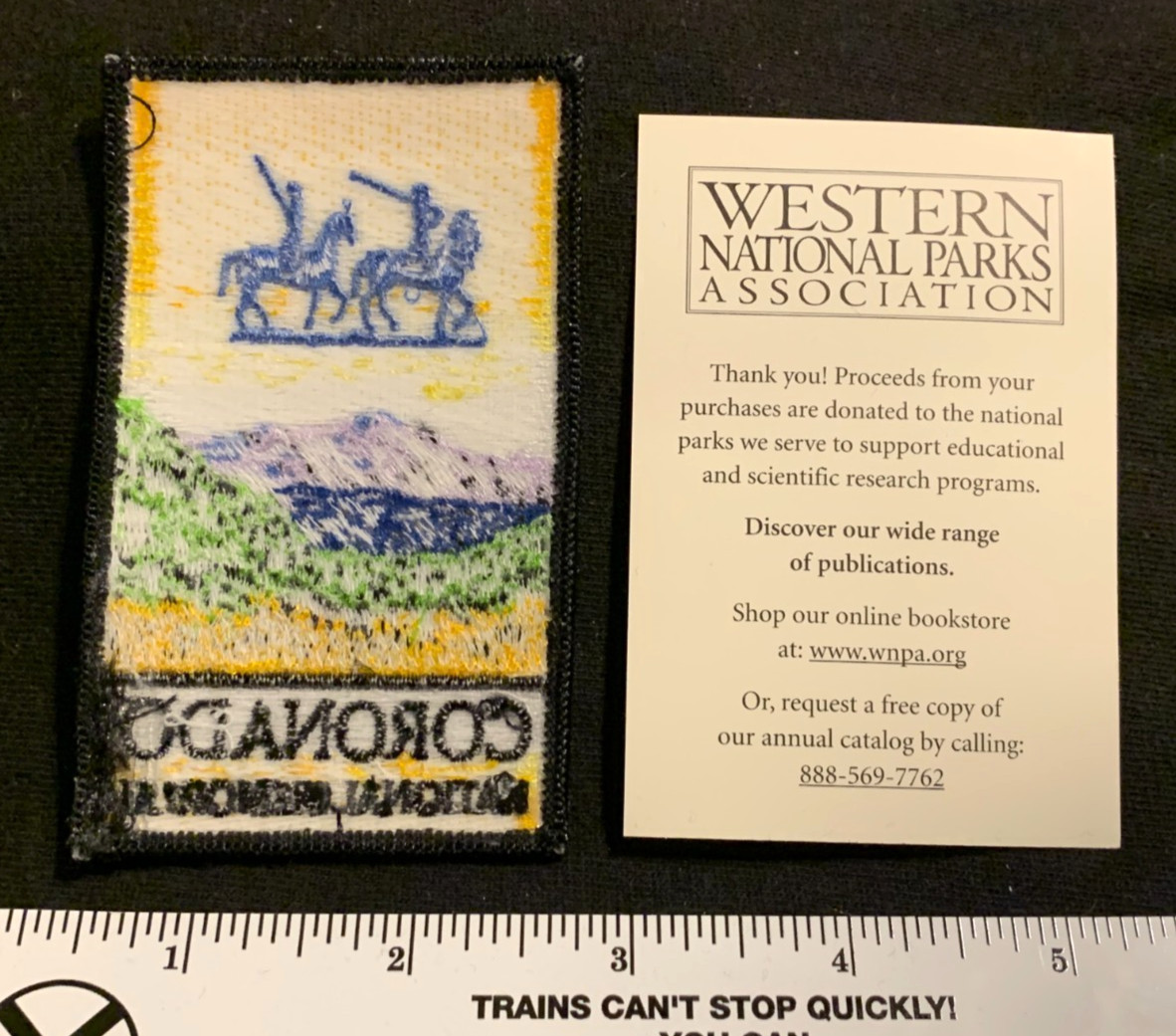 CORONADO NATIONAL MEMORIAL with Conquistadors on Horse Embroidered Sew-On Patch