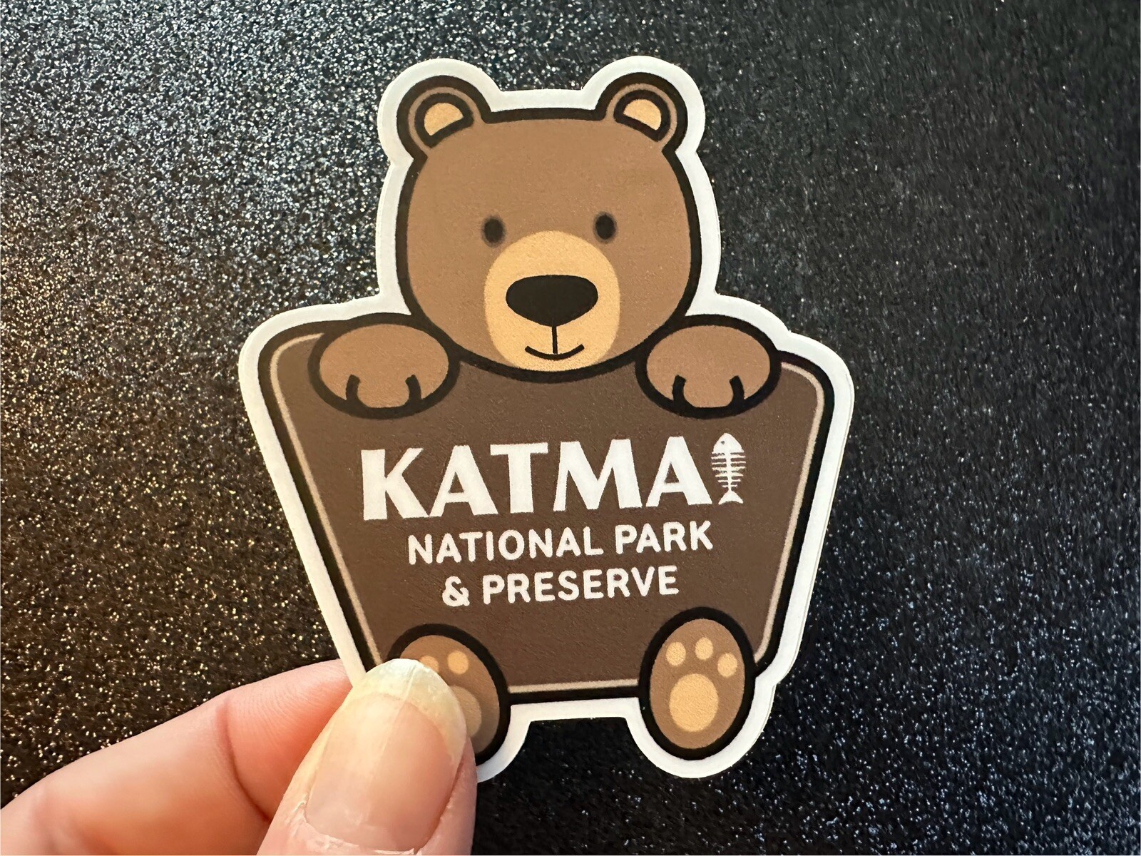 Katmai National Park & Preserve Weatherproof Vinyl Sticker
