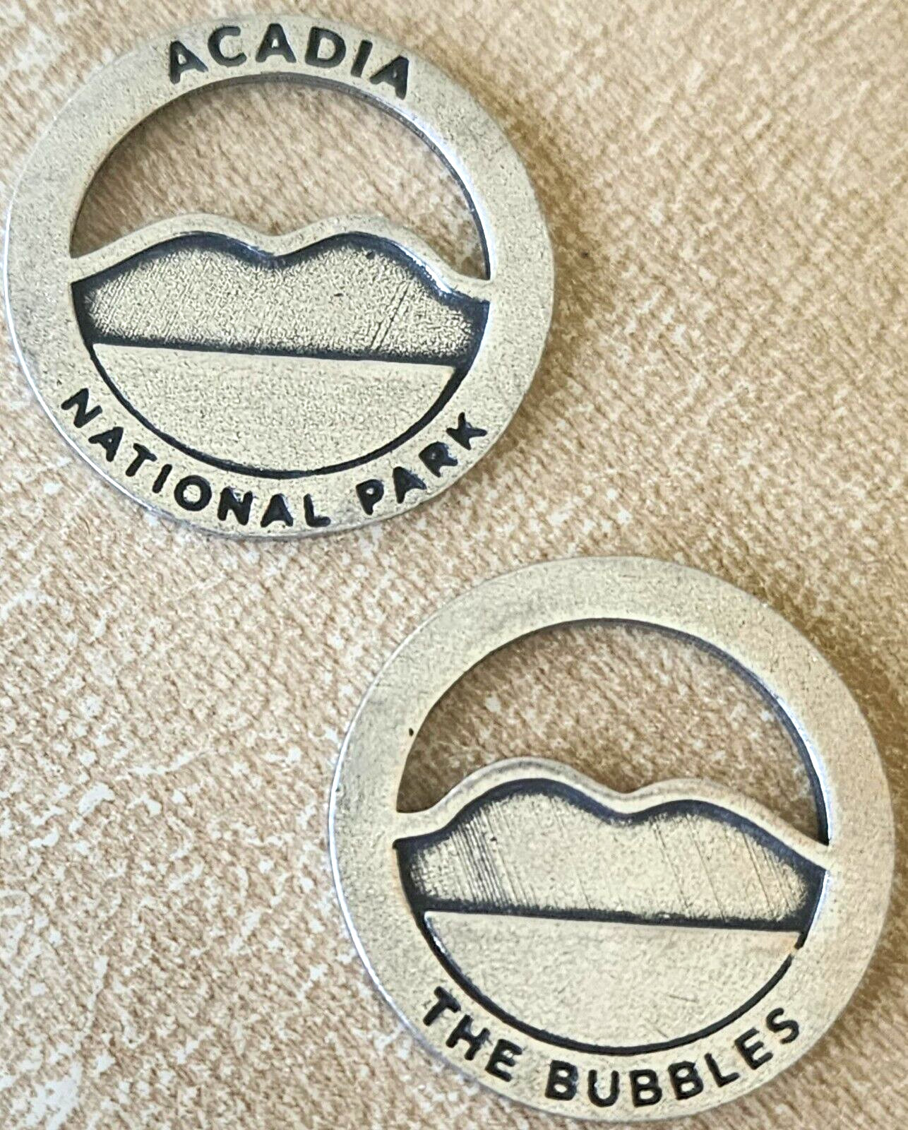 RARE – CIRCA 2012 – ACADIA NATIONAL PARK THE BUBBLES DIE CUT TOKEN – MAINE