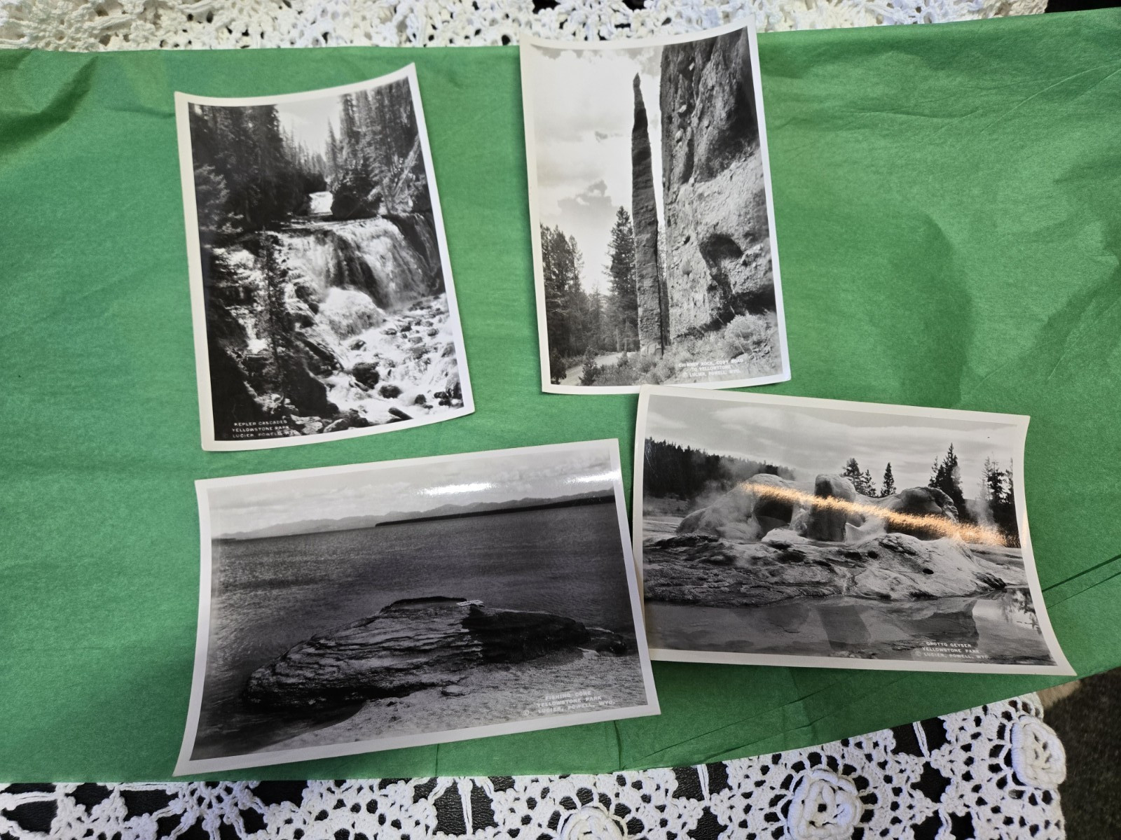 YELLOWSTONE NATIONAL PARK 29 photographs c1945 views B&W 4 x 6