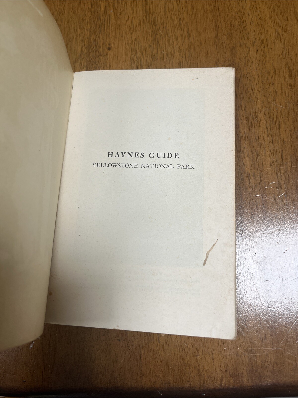 Haynes Guide Yellowstone National Park 1953 w/ 1951 Map