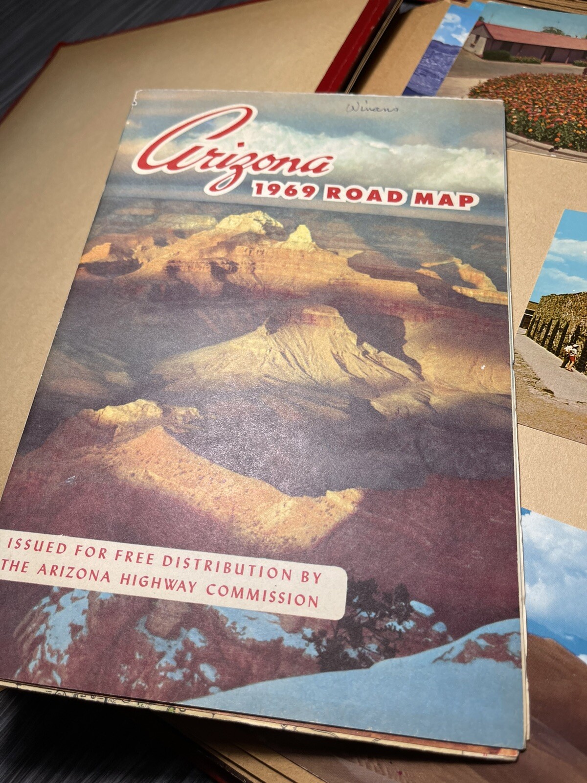 2 Rare Vintage US National Parks Scrapbook Photobook Postcard Yellowstone Canyon