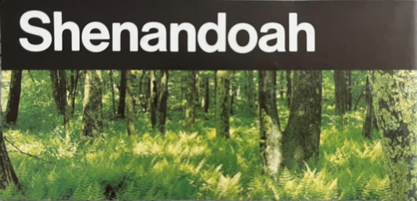 Vintage 1996 SHENANDOAH NP – VA NATIONAL PARK SERVICE UNIGRID BROCHURE/MAP