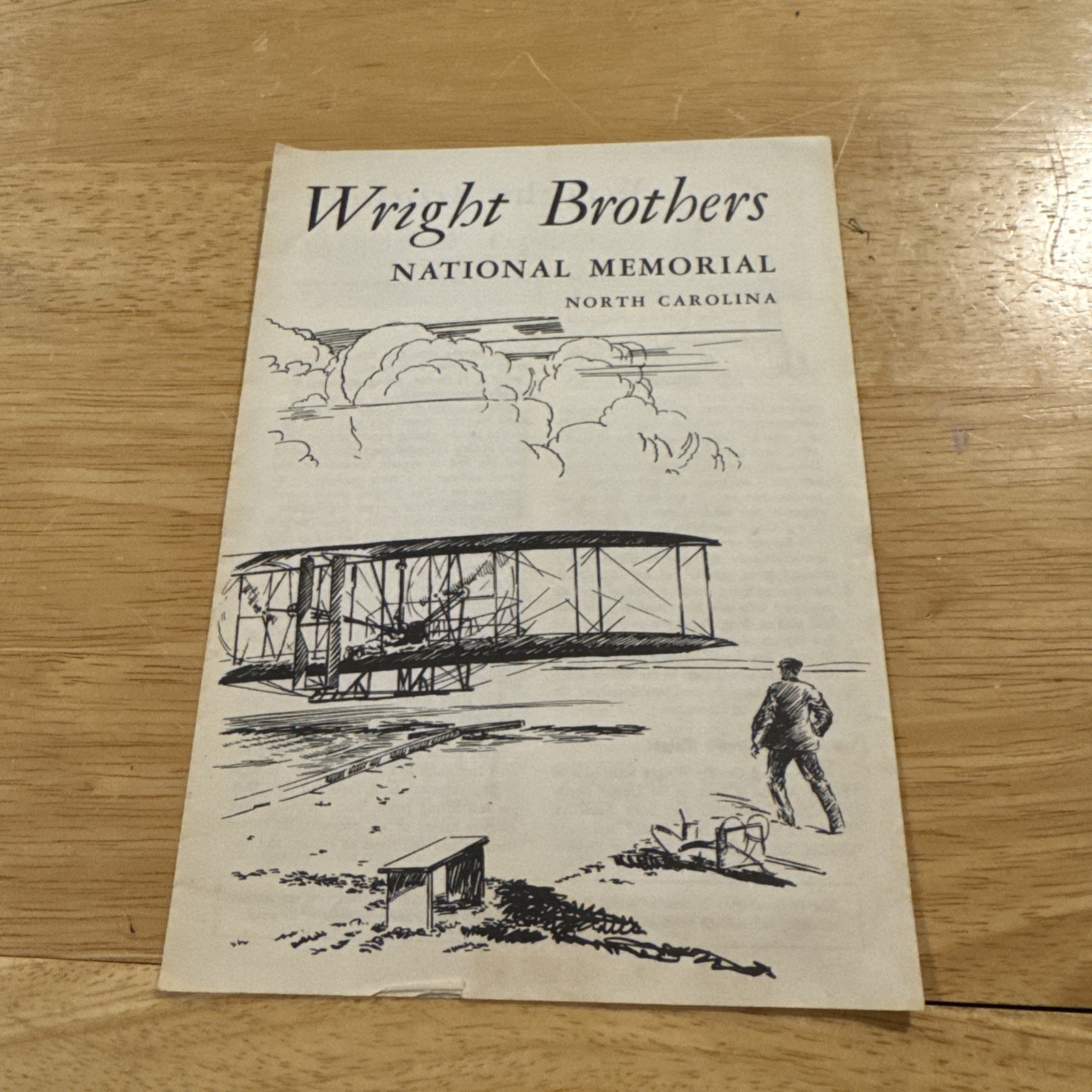1959 Wright Brothers National Memorial Brochure Pamphlet North Carolina OBX