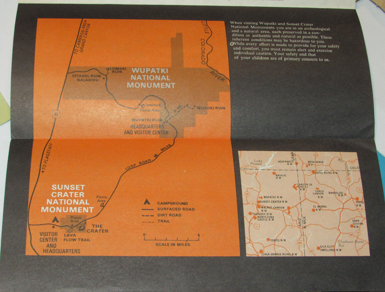 3 1975 NATIONAL PARK ENTRANCE PERMITS! GRAND CANYON/SEQUOIA/PETRIFIED FOREST+MAP
