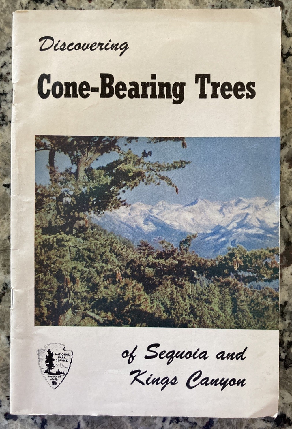 1958 DISCOVERING CONE-BEARING TREES OF SEQUOIA & KINGS CANYON/Natl Park Service