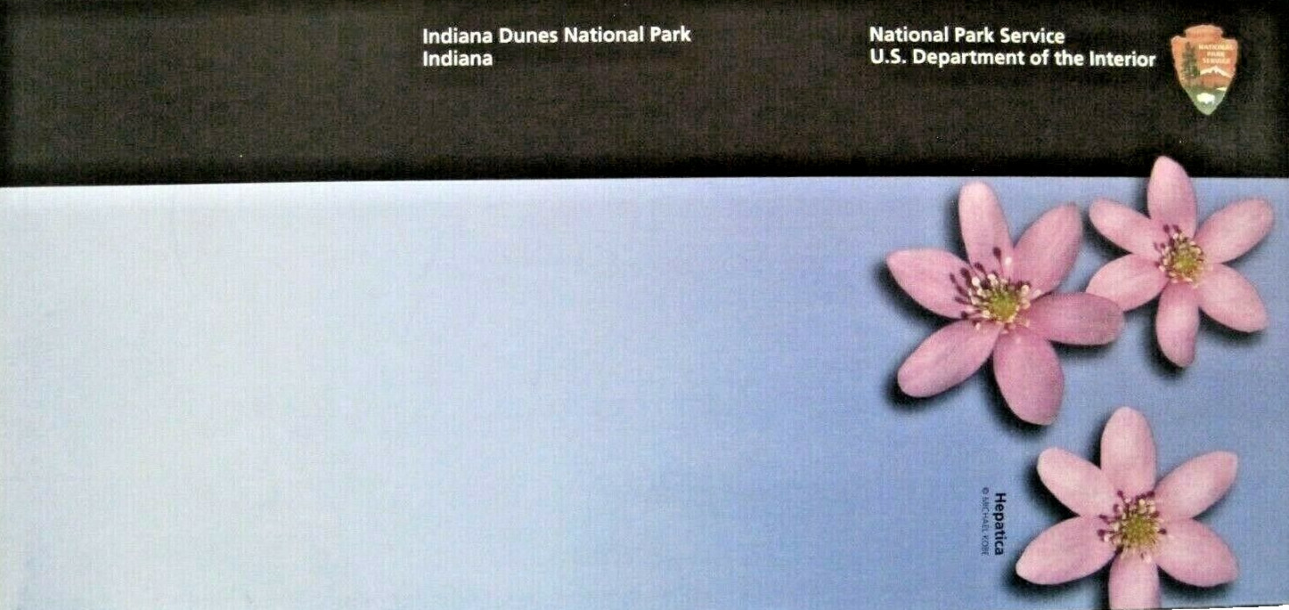 Indiana Dunes National Park National Park Service Unigrid Brochure Map