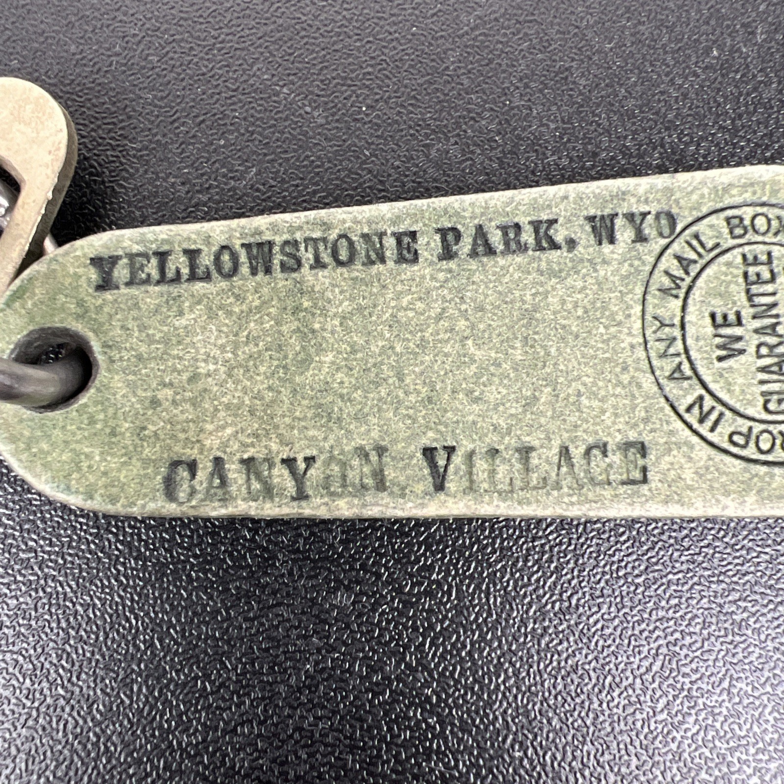 Vintage Yellowstone National Park Canyon Village Key Chain Hotel Wyoming G-44