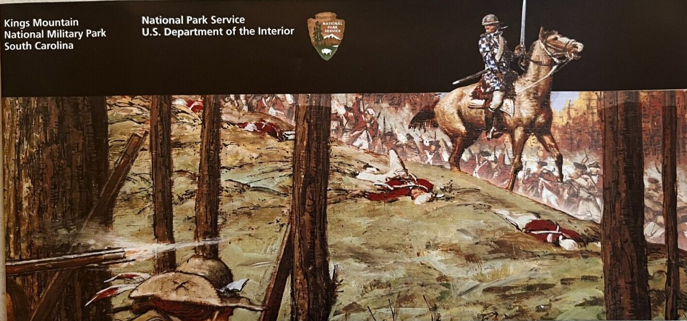 2026 KINGS MOUNTAIN MILITARY PARK NATIONAL PARK SERVICE UNIGRID BROCHURE/MAP