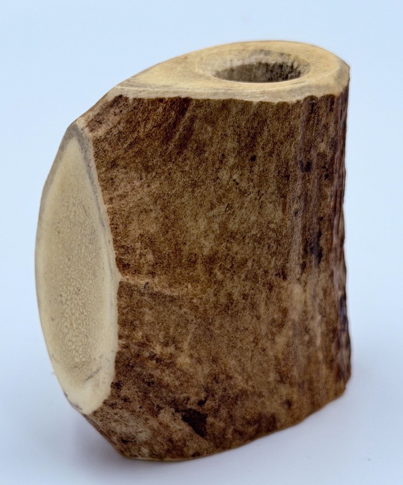 Vintage Yellowstone National Park Elk Antler Souvenir Pen Holder Small 2 1/2″