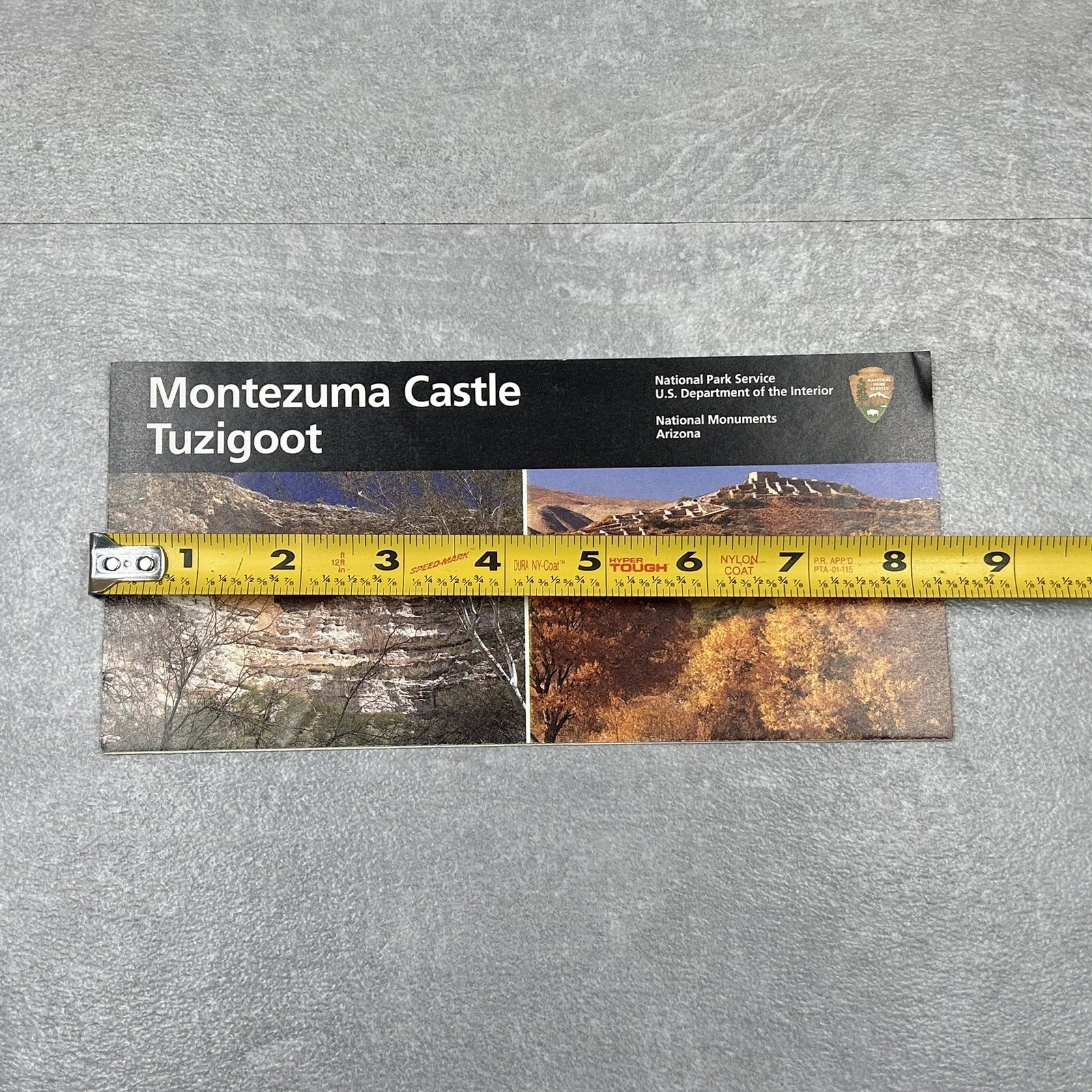 2006 Montezuma Castle Tuzigoot National Park Service Official Map and Guide