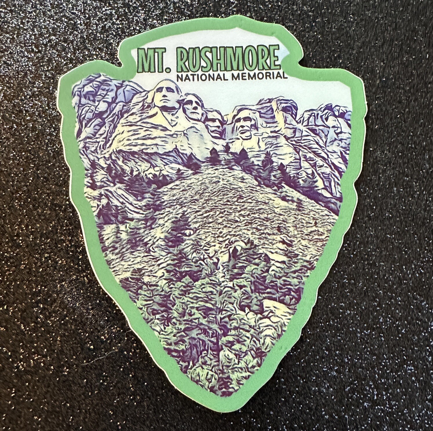 Mount Rushmore National Memorial Weatherproof Vinyl Sticker