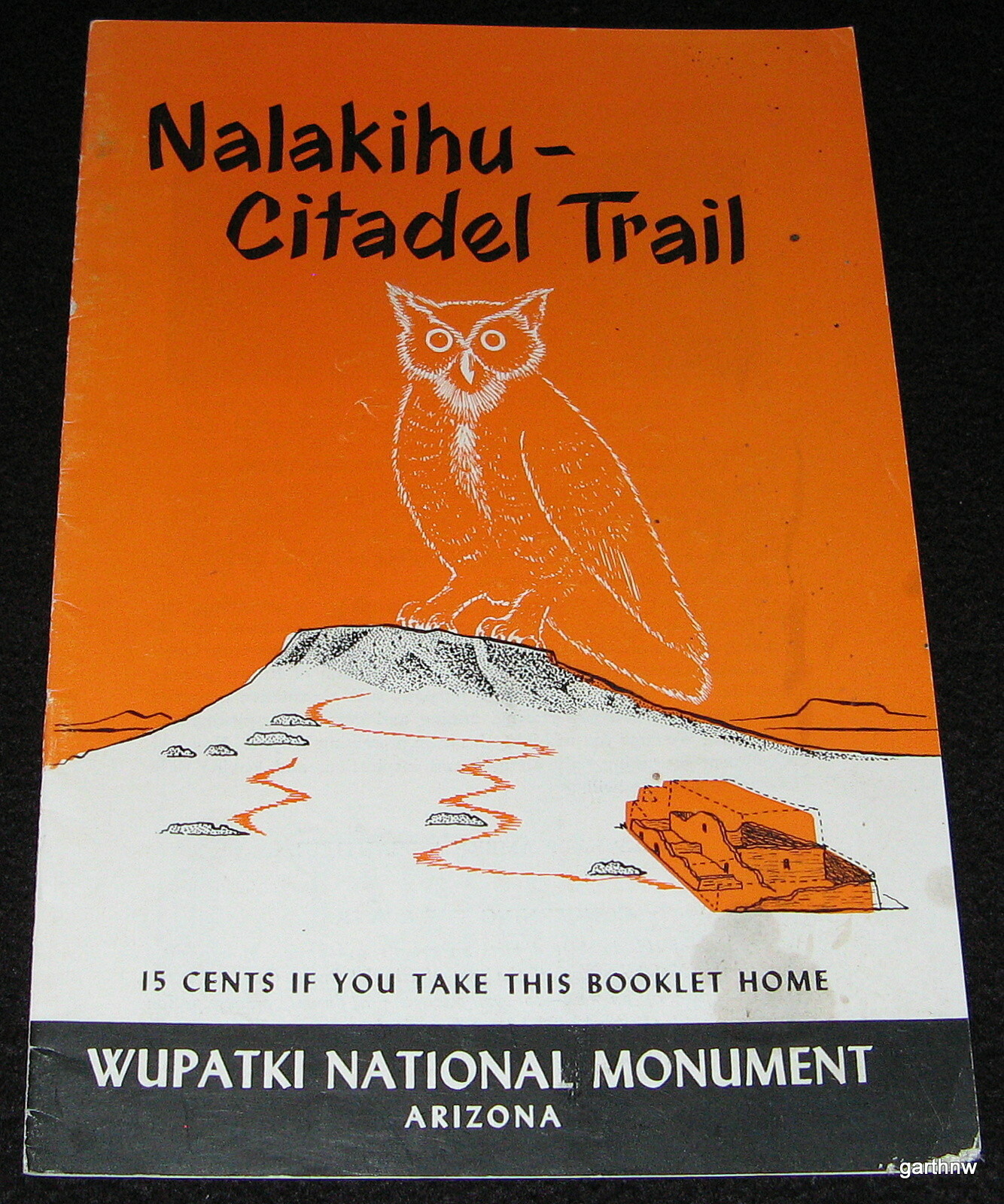 WUPATKI NATIONAL MONUMENT 1962 ARIZONA NALAKIHU-CITADEL TRAIL PICTORIAL BOOKLET