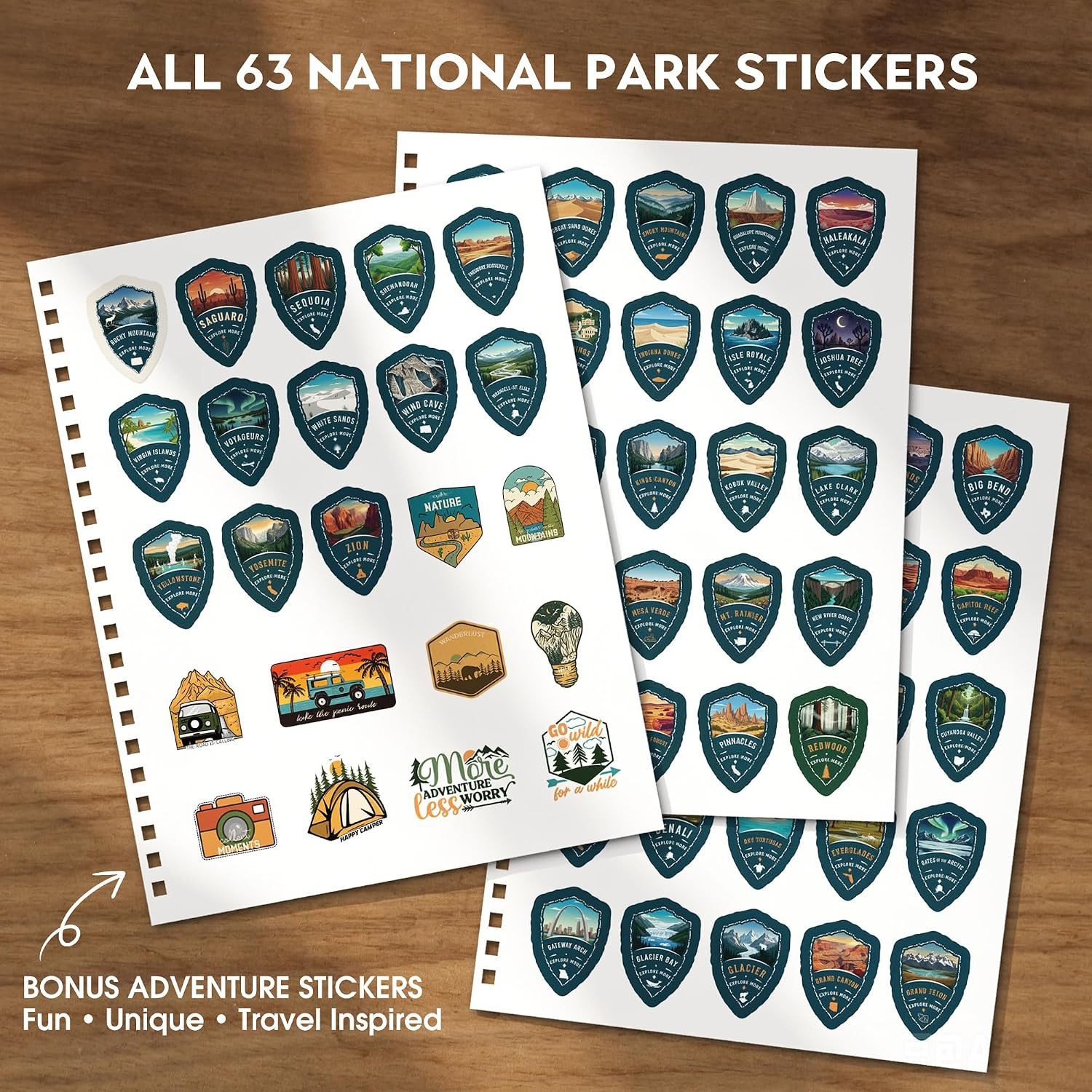 National Parks Bucket List Checklist & Journal – Adventure Guide, National Park