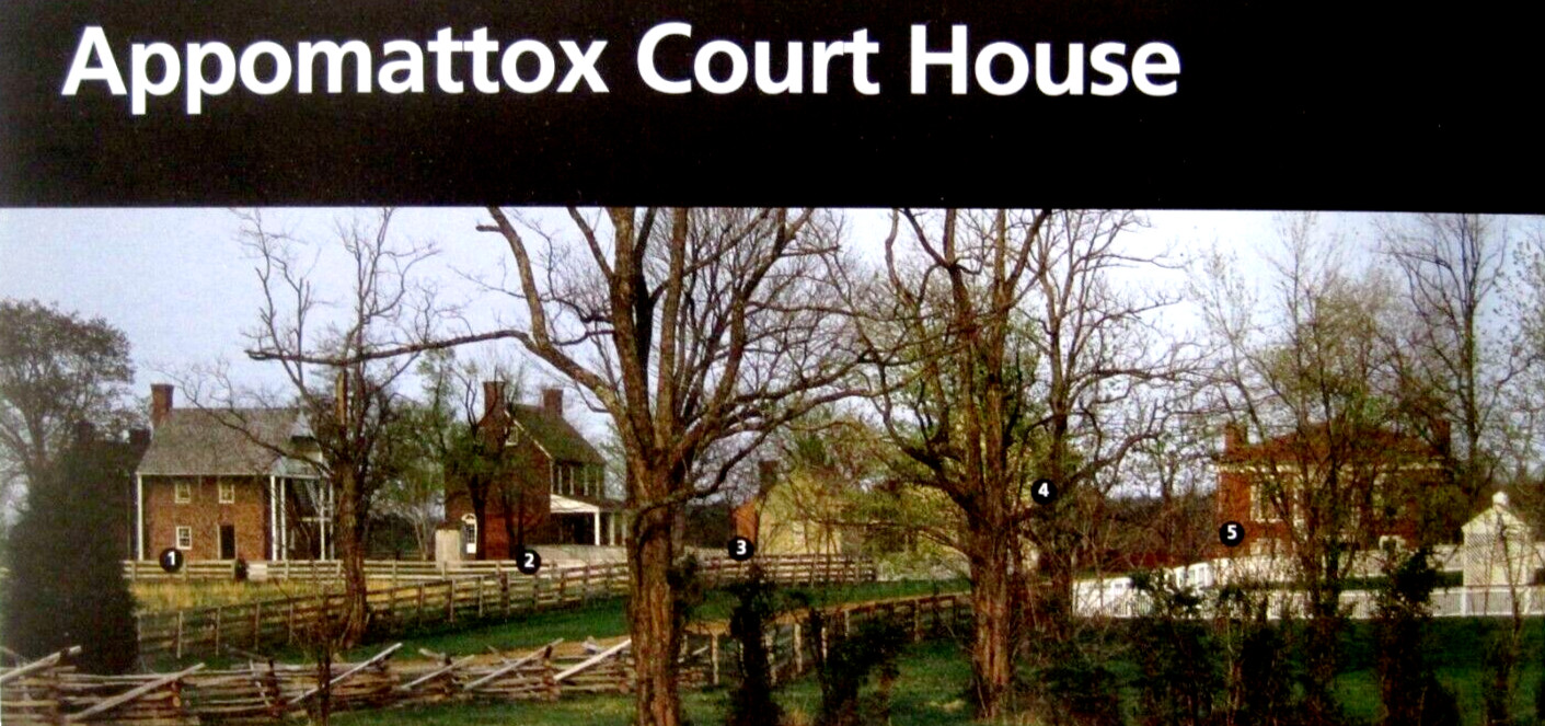 Appomattox Court House National Park Service Unigrid Brochure