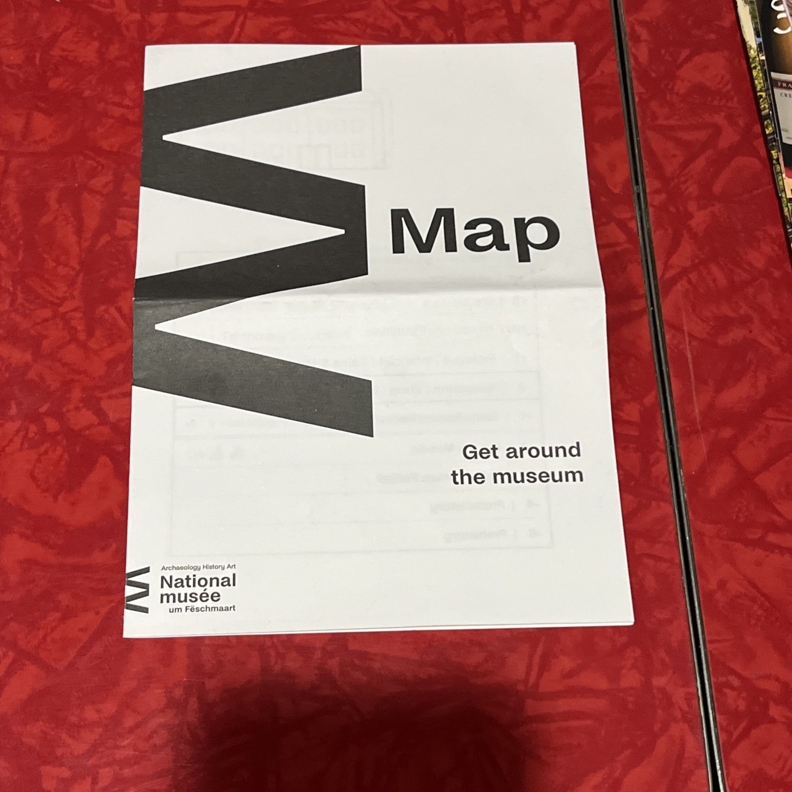 LUXEMBOURG NATIONAL MUSEUM MAP – ENGLISH