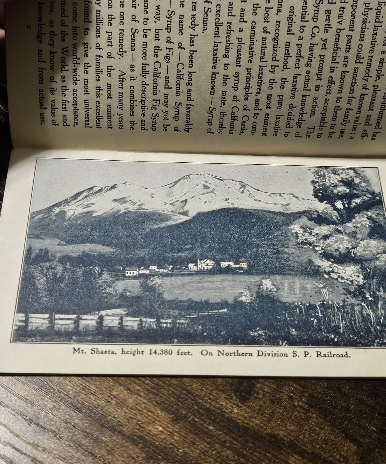 c1900 California Fig Syrup Travel Brochure Yosemite Lake Tahoe Shasta Santa…