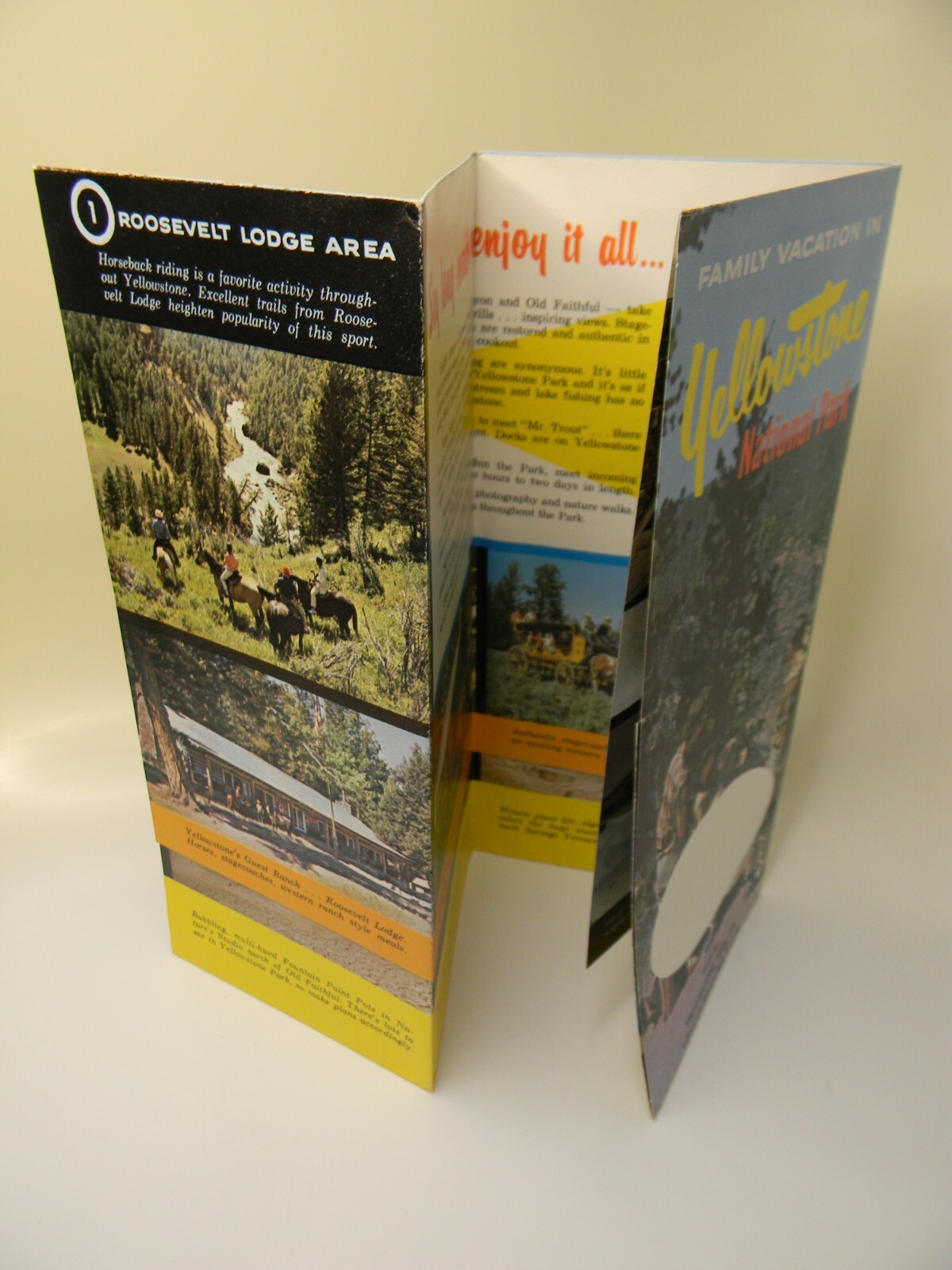 Vintage 1963 Yellowstone National Park Family Vacation Tourist