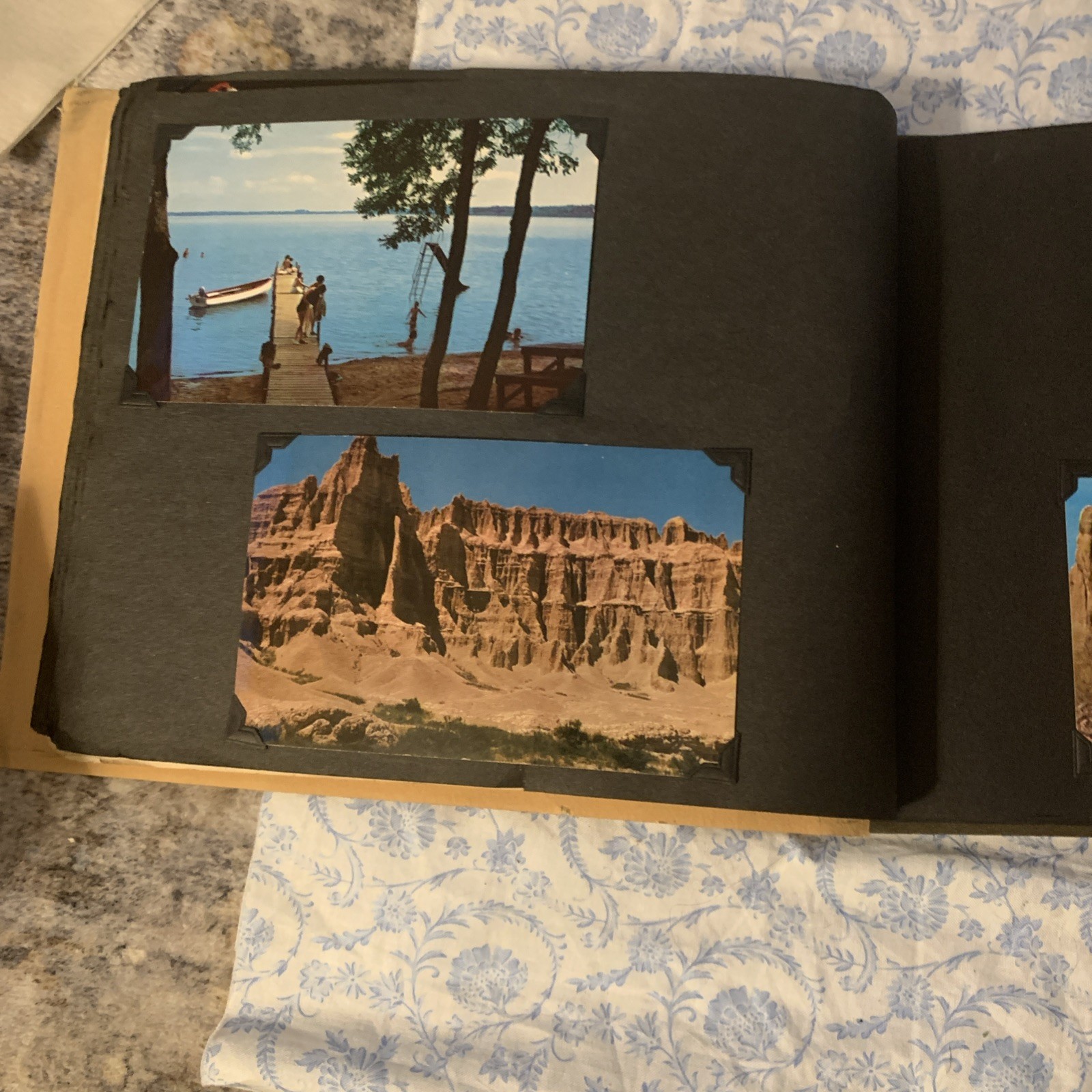 Yellowstone National Park & Western Trip Leather Photo Album W/RPC’s