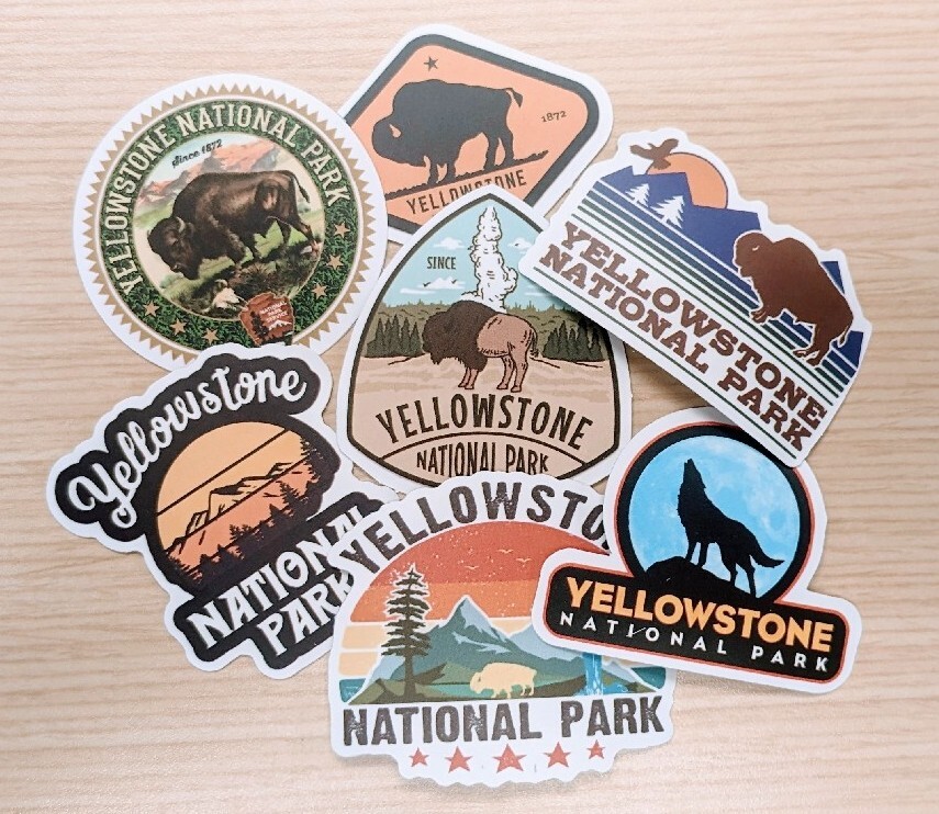 Yellowstone 7 Set Of Sticker Decal 3″