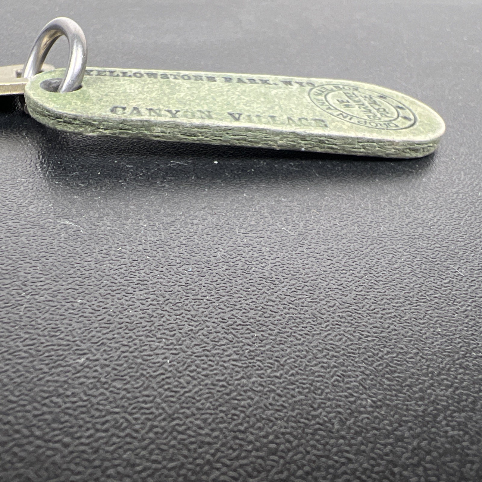 Vintage Yellowstone National Park Canyon Village Key Chain Hotel Wyoming G-44