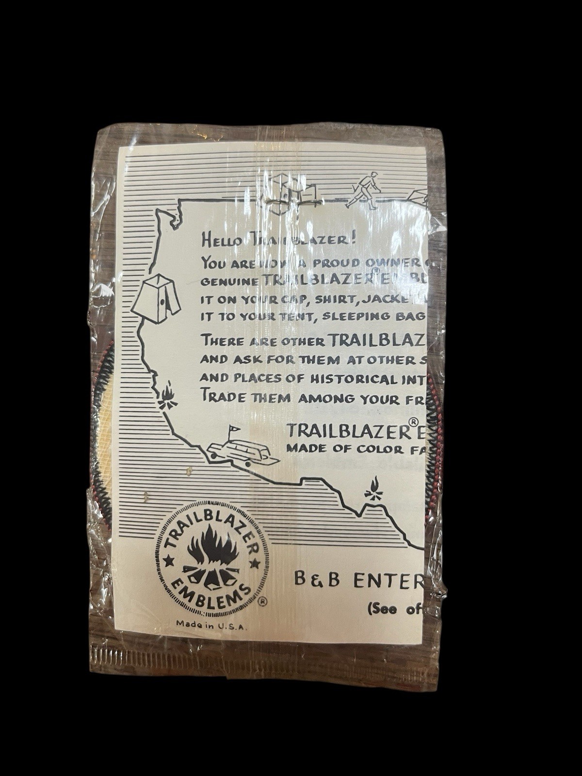 NIP Navajo Reservation Window Rock Arizona Round Trailblazer Emblem Patch USA