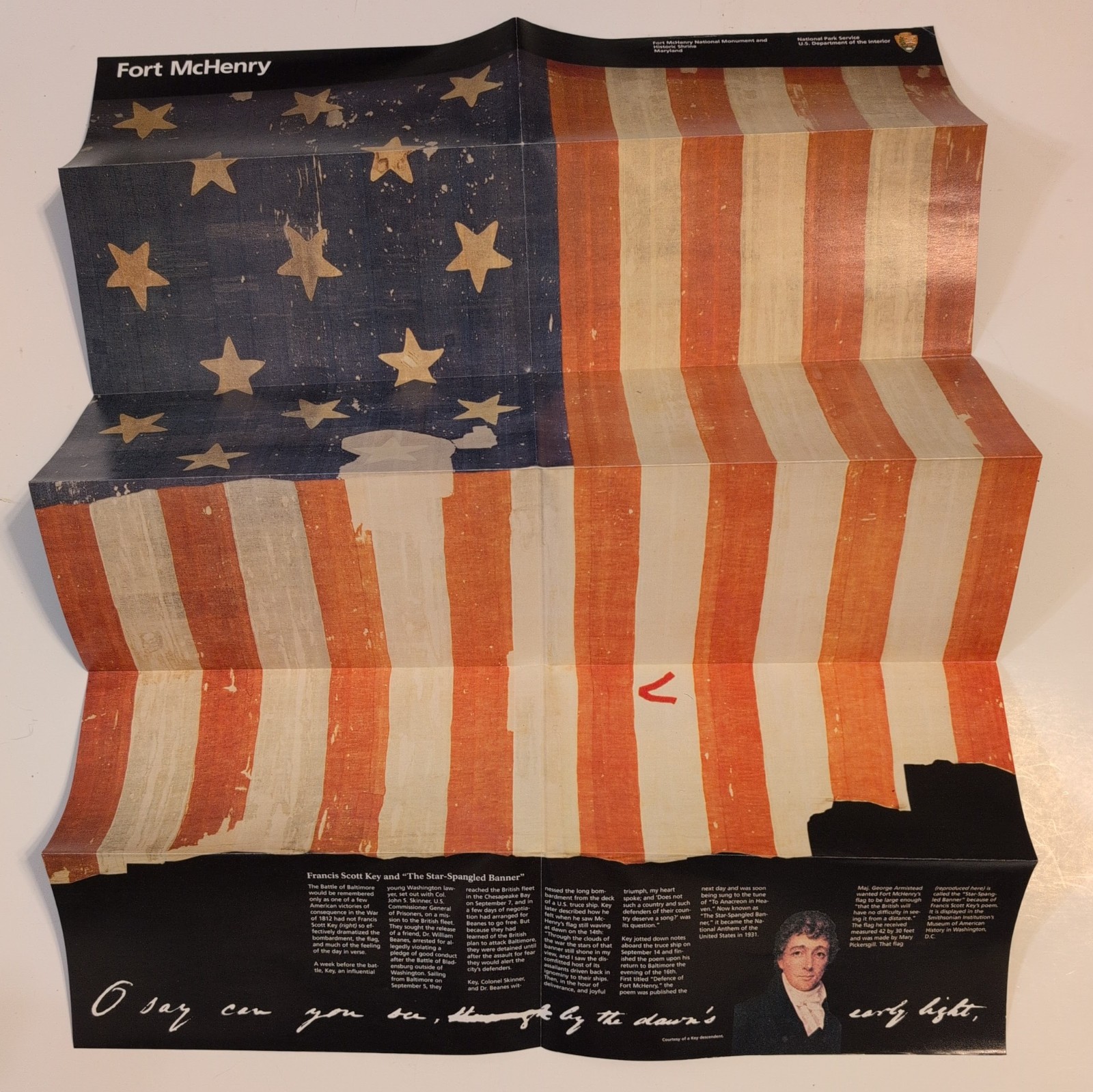 Fort McHenry Maryland National Park Service NPS Unigrid GPO 2006 Reprint 2002