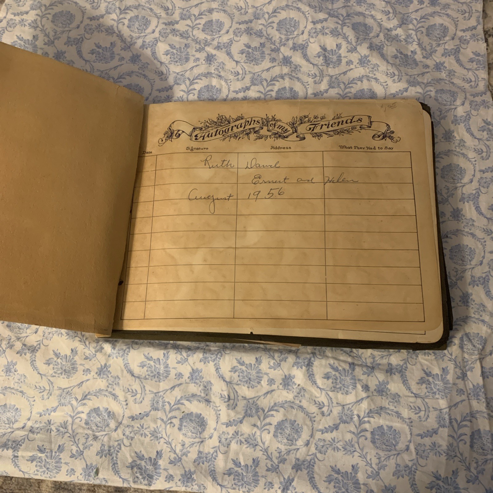 Yellowstone National Park & Western Trip Leather Photo Album W/RPC’s